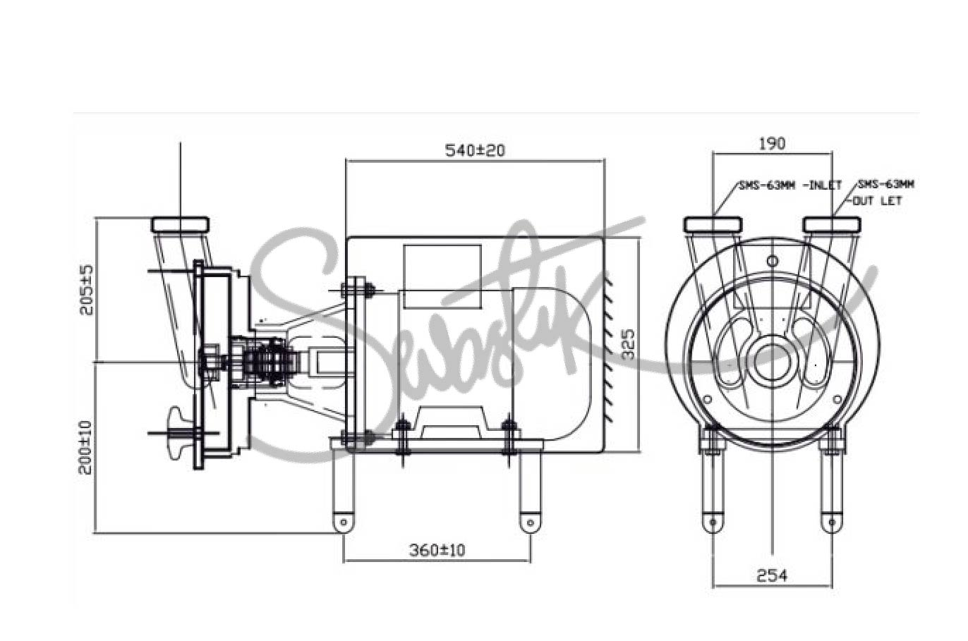 SELF PRIMING PUMP - SVP- 403 - 10HP - Image 2