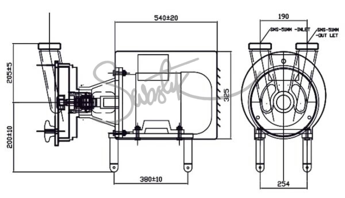 SELF PRIMING PUMP - SVP- 404 - 15HP - Image 2