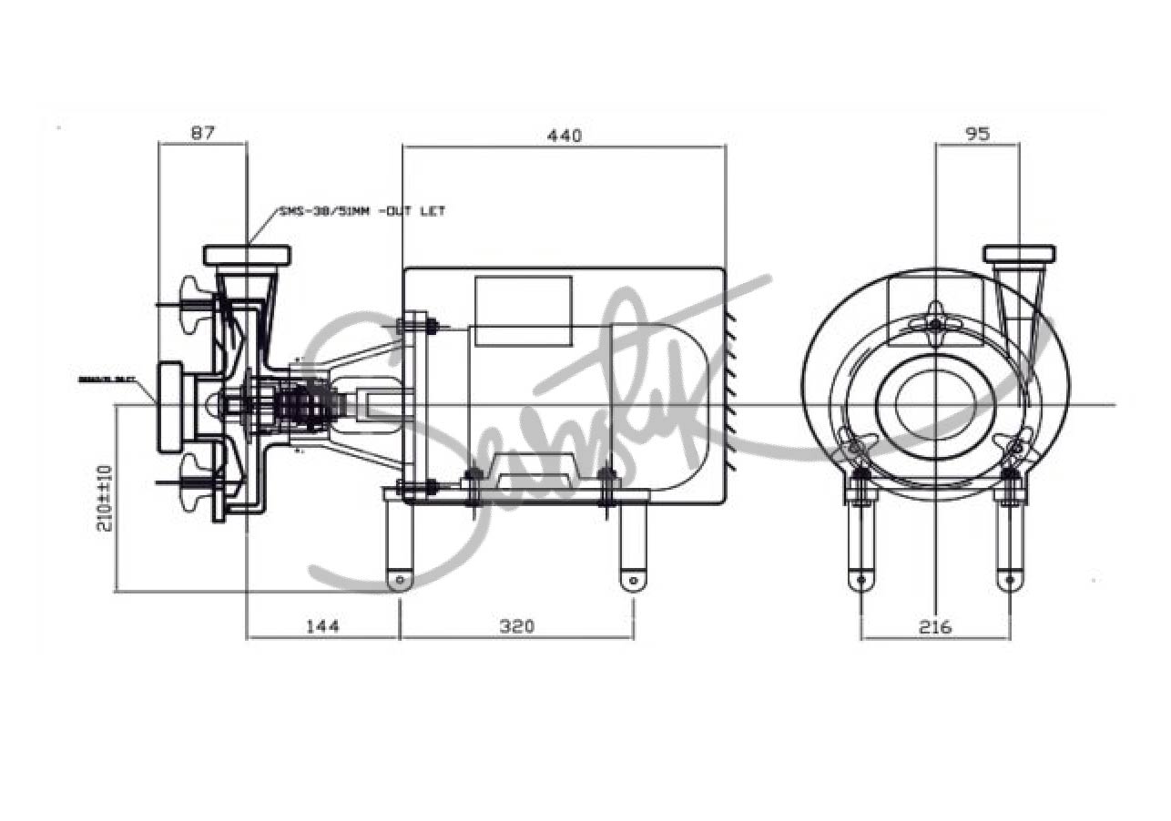HIGH PRESSURE PUMP - SVP- 602 - 5HP - Image 2