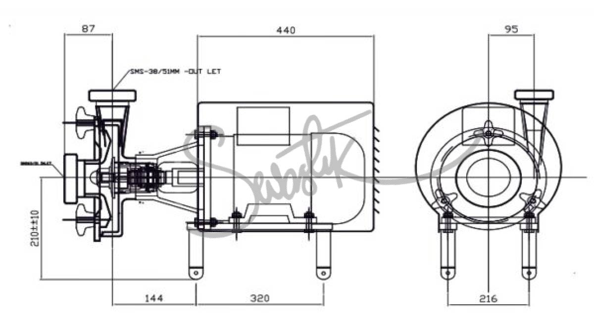 HIGH PRESSURE PUMP - SVP- 603 - 7.5HP - Image 2