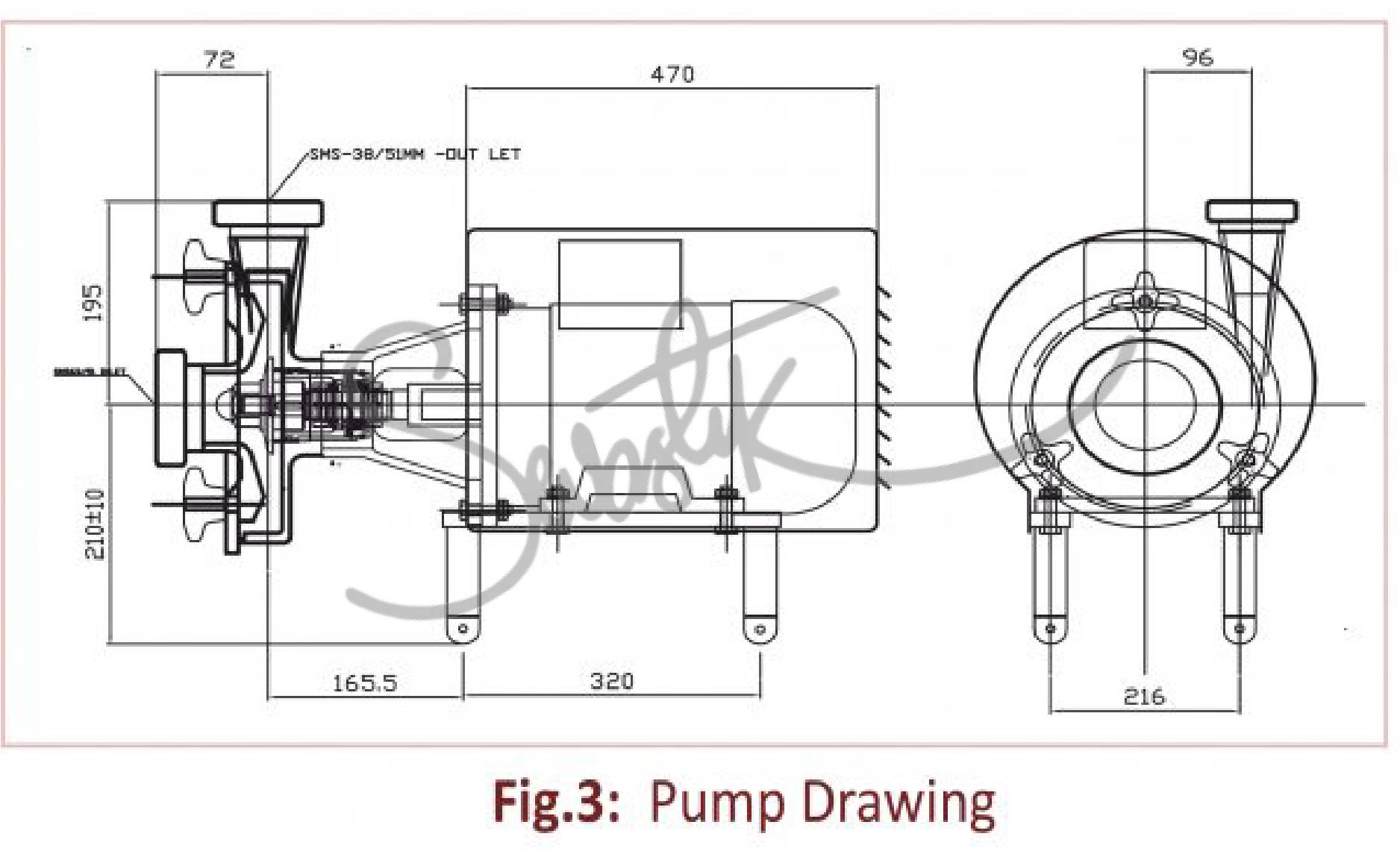 CENTRIFUGAL PUMP - SVP-307 - 7.5HP - Image 2