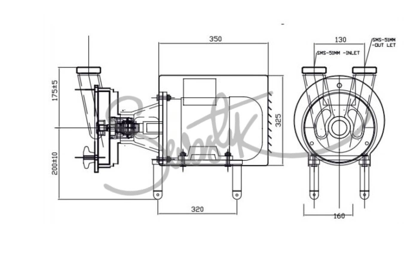 SELF PRIMING PUMP - SVP- 401 - 5HP - Image 3