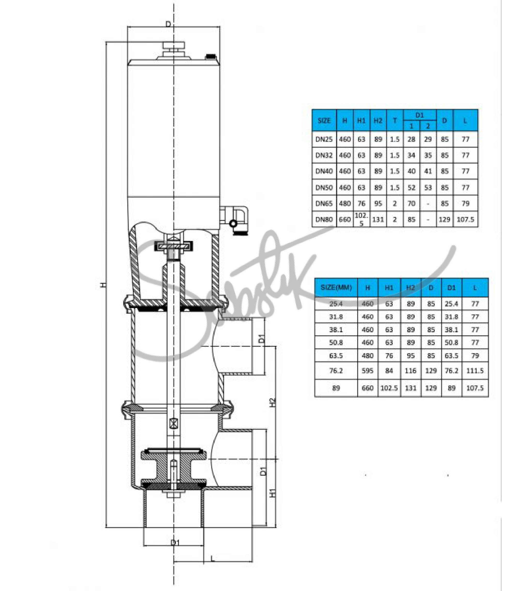 SANITARY FLOW DIVERSION VALVE - Image 3