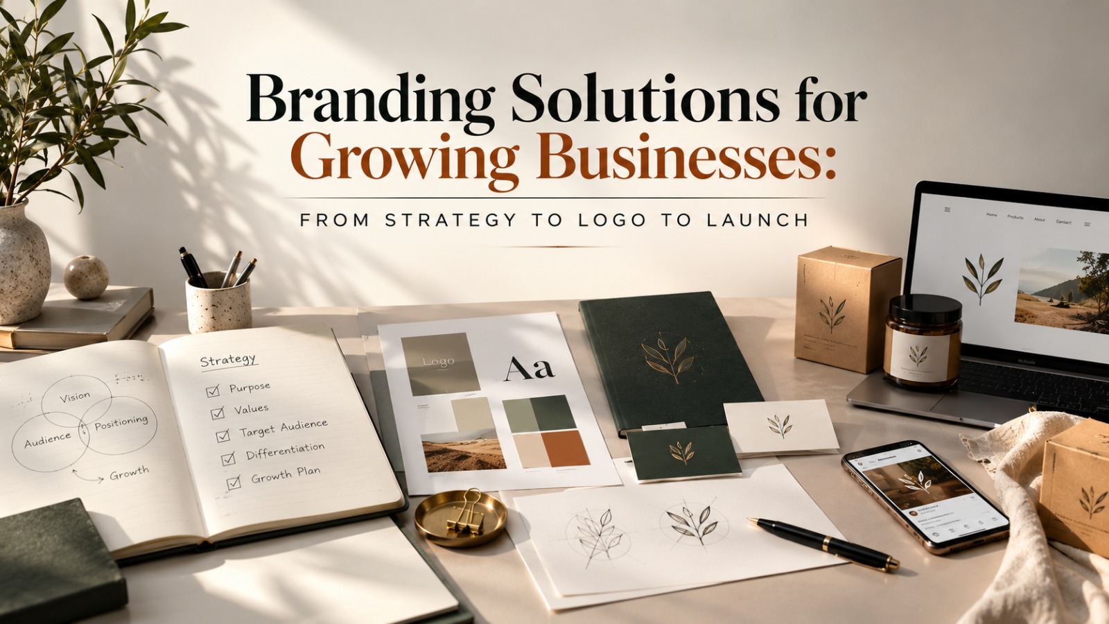 Branding Solutions for Growing Businesses: From Strategy to Logo to Launch | White Warbler Communications Branding Solutions for Growing Businesses From Strategy to Logo to Launch White Warbler Communications
